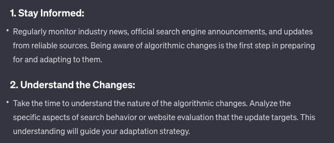 Adapting to Algorithmic Changes for better SEO 