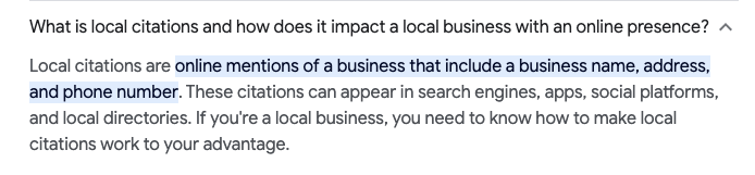 Local citations and backlinks from local directories can positively impact your local search visibility